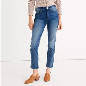 Madewell Stovepipe Jean in Chancery Wash